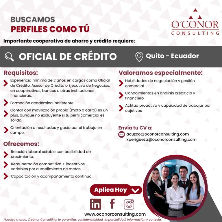 vacantes oconor 2025